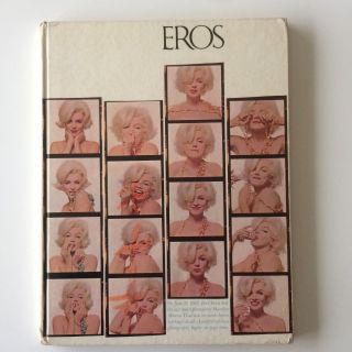 Eros 1962 Marilyn Monroe Book Vol 1 No 3 Hardback Bert Stern Last Sitting Sexy