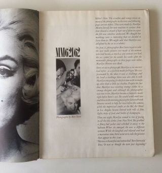 Eros 1962 Marilyn Monroe Book Vol 1 No 3 Hardback Bert Stern Last Sitting Sexy 3