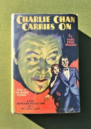 Charlie Chan Carries On (1930) Hc/dj Fox Movietone Edition Earl Derr Biggers