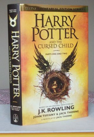 J.  K.  Rowling Harry Potter And The Cursed Child 1st/1st Edition Hb