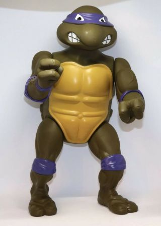 Large Tmnt Figure Vintage 1989 Teenage Mutant Ninja Turtles Purple Mask Big Toy