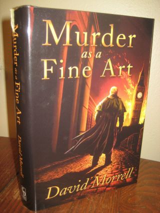 Signed Murder As A Fine Art David Morrell Horror Cemetery Dance First Edition
