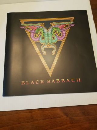 Black Sabbath Tyr World Tour 1990 - 1991 Tour Book Vintage Collectable Tony Iommi