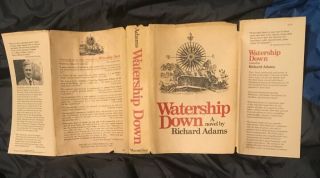 WATERSHIP DOWN Richard Adams 1st Edition 1sr Printing HC DJ Classic Literature 5