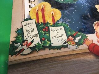 Poochy The Christmas Pup Pop Up Book By Beth Vardon Vintage 1950s 5