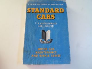 Standard Cars Postlethwaite & Walton Maintenance Book 1958 All Models From 1936