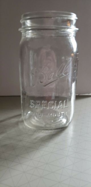 Vintage Ball Special Wide Mouth Mason Jar