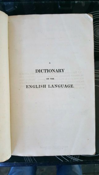 dictionary of the english language 1820 5