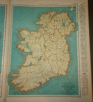 1941 - Colliers World Atlas And Gazetteer - Maps,  Photos,  Etc.
