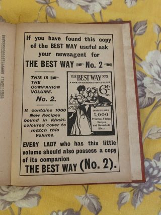 The Best Way Book No.  1,  Published 1909 As Seen On Edwardian Farm 3