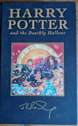 Harry Potter And The Deathly Hallows.  J.  K.  Rowling Deluxe First Edition