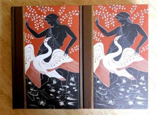The Myths Of Ancient Greece.  2 Volume Set 1999 Folio Society,  Illustrated