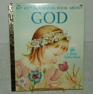 Little Golden Book My Little Golden Book About God 1974 Eloise Wilkin Pictures
