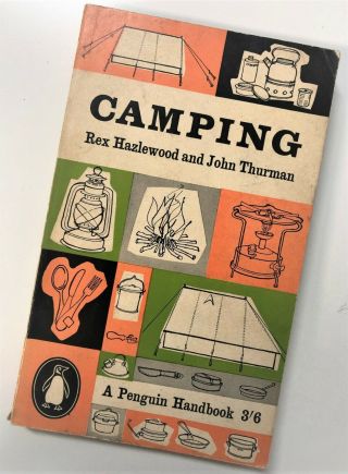 Vintage First Edition 1960 Penguin Camping Handbook With Illustrations Outdoors