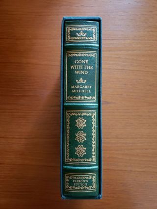 Gone With the Wind Margaret Mitchell Patron ' s Edition Franklin Full Leather HB 3