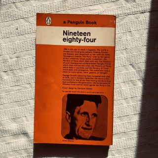 Penguin Books George Orwell Nineteen Eighty - Four PB Ed 3