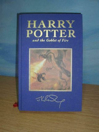 Harry Potter And The Goblet Of Fire.  J.  K.  Rowling Deluxe First Edition