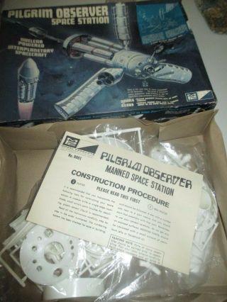 Vintage Pilgrim Observer Space Station Model Kit Mpc