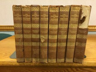 Writings Of Abraham Lincoln Centennial Edition Volumes 1 - 8 Vintage 1905