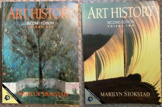 Art History By Marilyn Stokstad,  Second Edition,  Vols.  1 & 2 Softcover Books