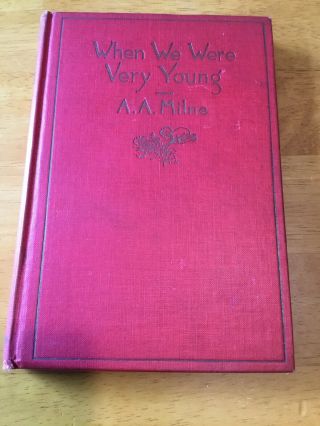 When We Were Very Young A A Milne 1927