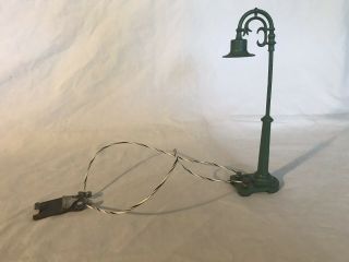 Vintage Diecast Metal Lionel Prewar Gooseneck Electric Lamp 58 - 19 7.  25 " Tall