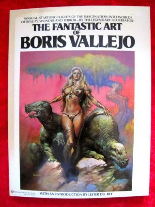 Fantastic Art Of Boris Vallejo 1978 Fantasy Illustration Tarzan Conan Erotica Vg