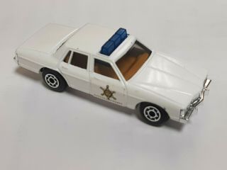 Exc Vintage 1981 Diecast Ertl Dukes Of Hazzard Pontiac Bonneville Police Car Usa