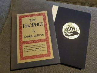 The Prophet By Kahlil Gibran Hard Cover Book With Slip Case 1983