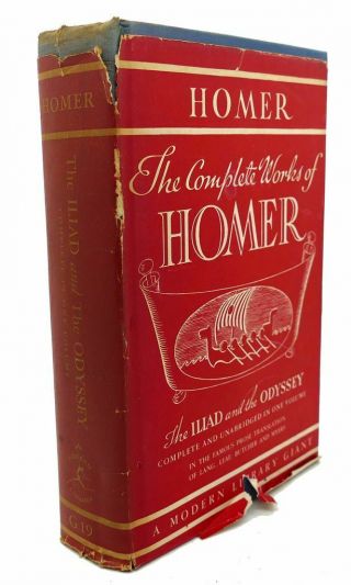 Homer The Complete Of Homer Iliad And The Odyssey Modern Library Edition