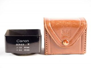 Vintage Canon Series Vi Rangefinder Lens Hood For 35mm F/3.  5,  50mm F/1.  9 Ltm