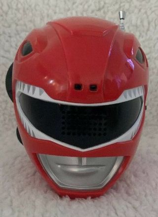Vintage Mighty Morphin Power Rangers Am/fm Radio Red Ranger Helmets