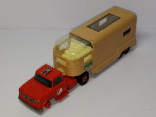 Vintage Matchbox King Size Dodge Tractor With Articulated Horse Van No.  K - 16