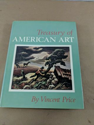 E18 1972 Treasury Of American Art By Vincent Price Book