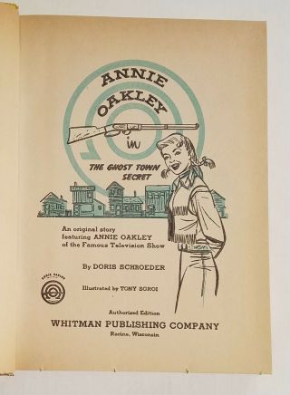3 Vintage Annie Oakley Whitman Books,  1950s,  GC to VGC 5