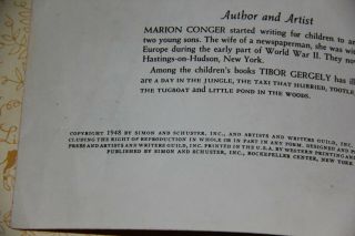 VINTAGE LITTLE GOLDEN BOOK 31 1948 CIRCUS TIME MARION CONGER TIBOR Gergely E ed 4