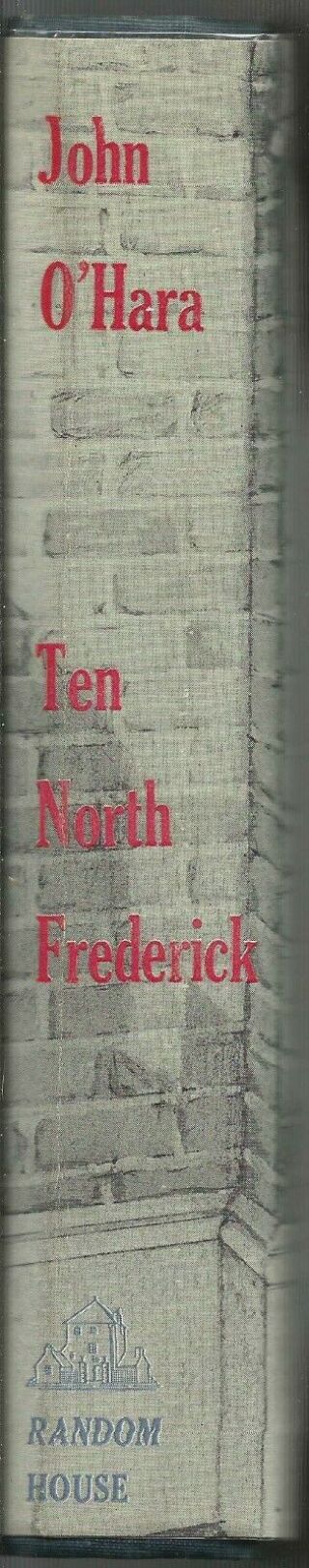 John O ' Hara TEN NORTH FREDERICK 1st/1st SIGNED NATIONAL BOOK AWARD WINNER 2