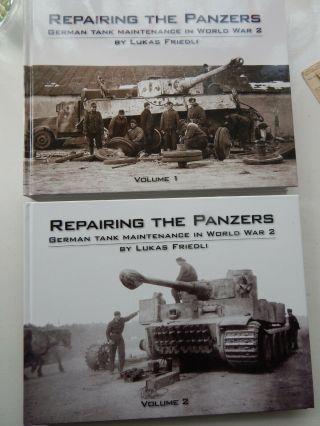 Repairing The Panzers Vol 1 & 2 German Tank Maintenance Ww2 Lukas Friedli