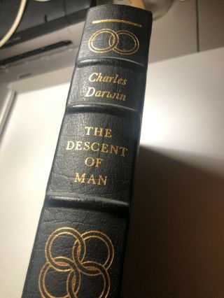 The Descent of Man by Charles Darwin Easton Press 100 Greatest Books 5