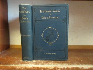 Old The Divine Comedy Book 1890 