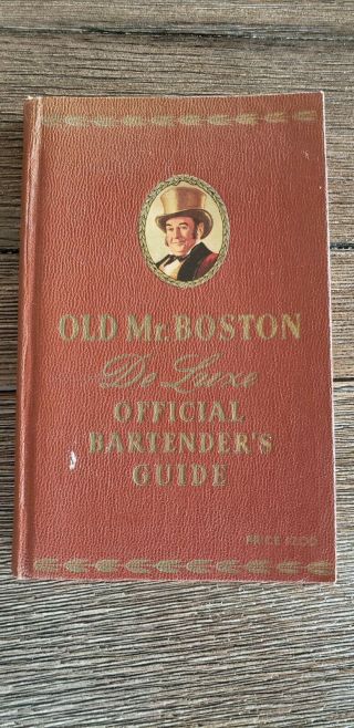 Vintage Old Mr.  Boston Deluxe Official Bartender’s Guide Sept.  1957