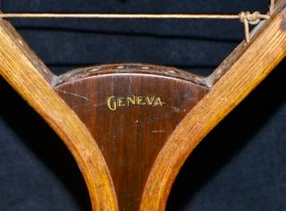 Gorgeous Bright Vintage Wood 1905 Spalding Geneva Tennis Racket