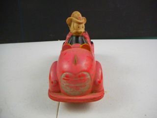 Vintage Mickey Mouse Fire Truck Toy 2