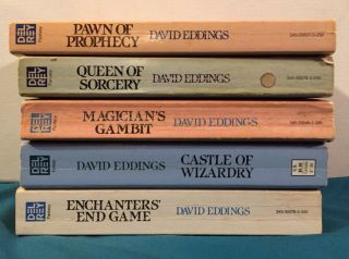 The Belgariad Complete Set Of 5 Science Fiction Fantasy David Eddings Paperbacks