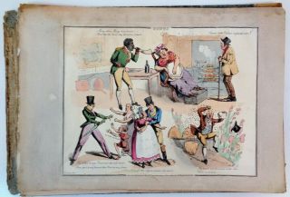 1825 Alken Illustrations To Popular Songs 12 Hand Colour Plates