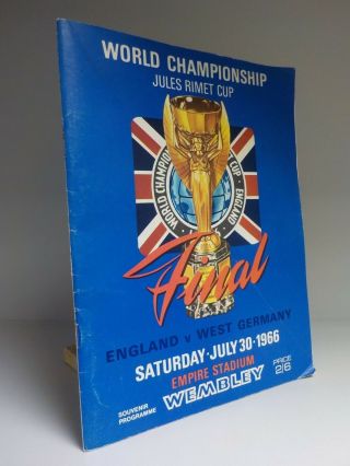 Fifa World Championship Final Match Programme 1966 (id:692)