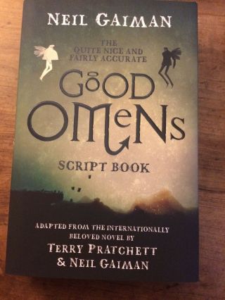 Good Omens Script Book By Neil Gaiman,  Terry Pratchett.  Signed Uk 1/1