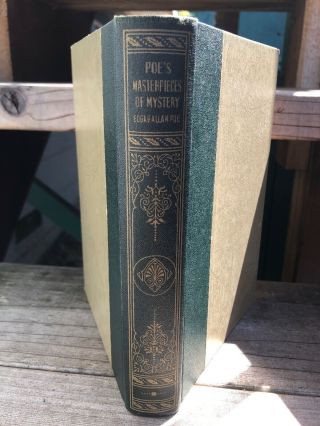 Poe’s Masterpieces Of Mysteries Edgar Allan Poe Vintage Book Hardcover Old