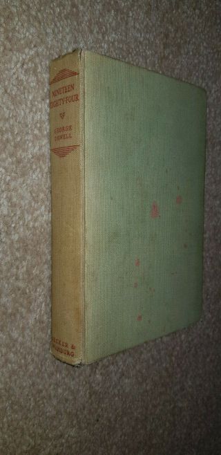 Nineteen Eighty Four George Orwell - Secker & Warburg 1951 Hardcover 2