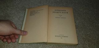 Nineteen Eighty Four George Orwell - Secker & Warburg 1951 Hardcover 3